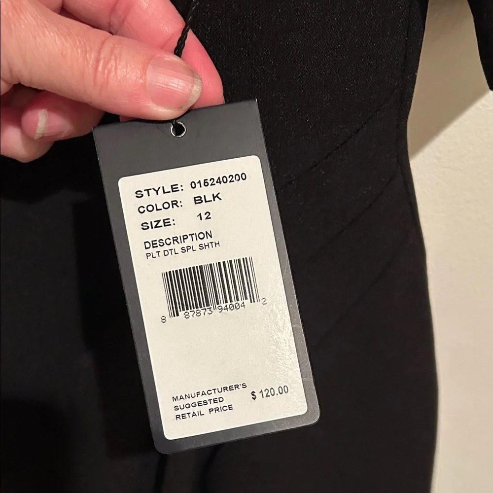 NWT Adrianna Papell Elegant Black Dress size 12 - Picture 4 of 8